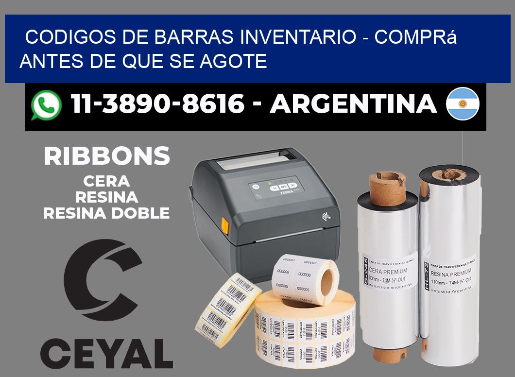 codigos de barras inventario - Comprá antes de que se agote