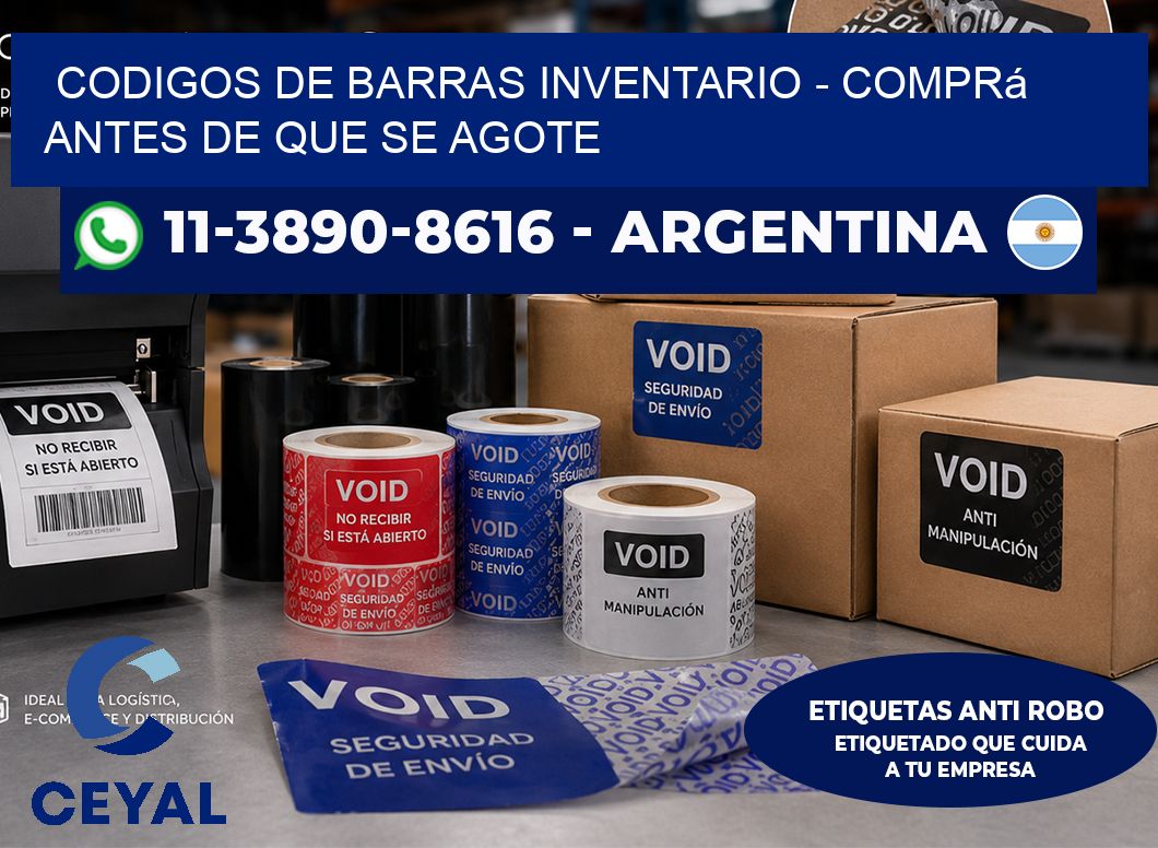 codigos de barras inventario – Comprá antes de que se agote