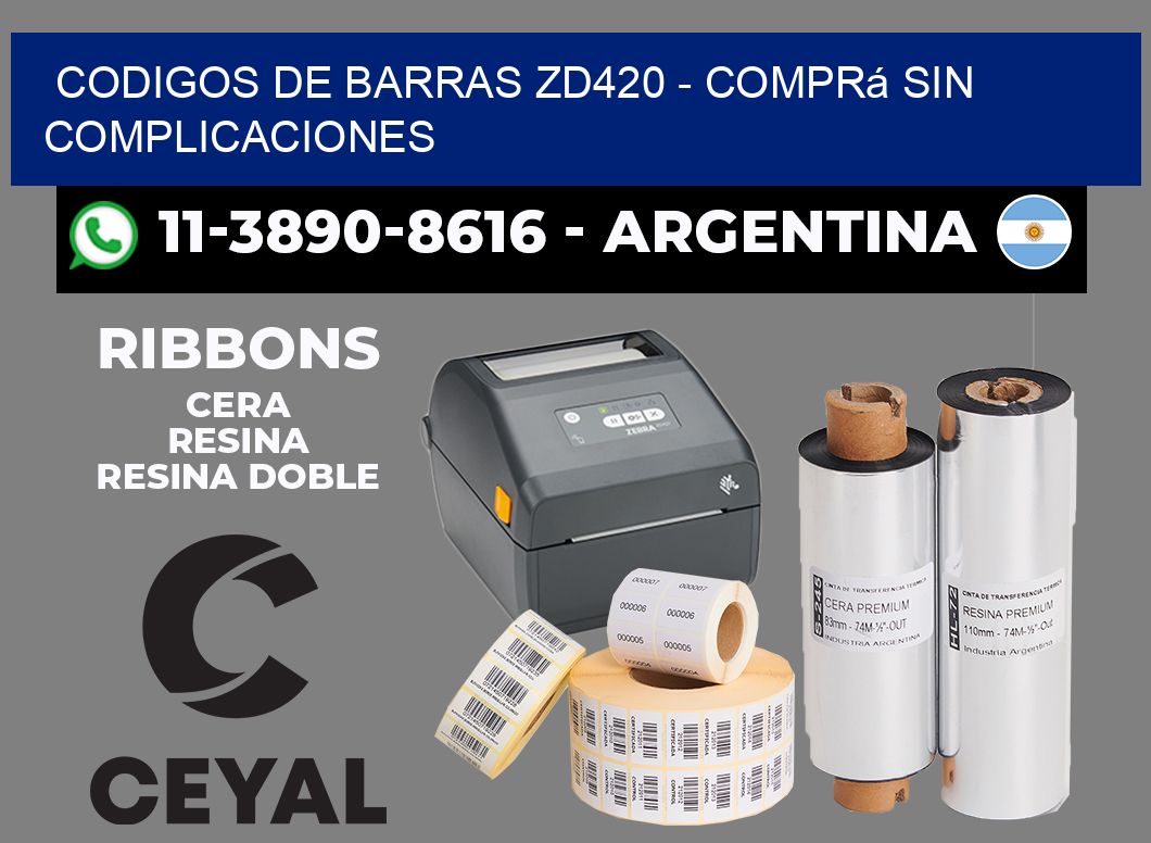 codigos de barras zd420 - Comprá sin complicaciones