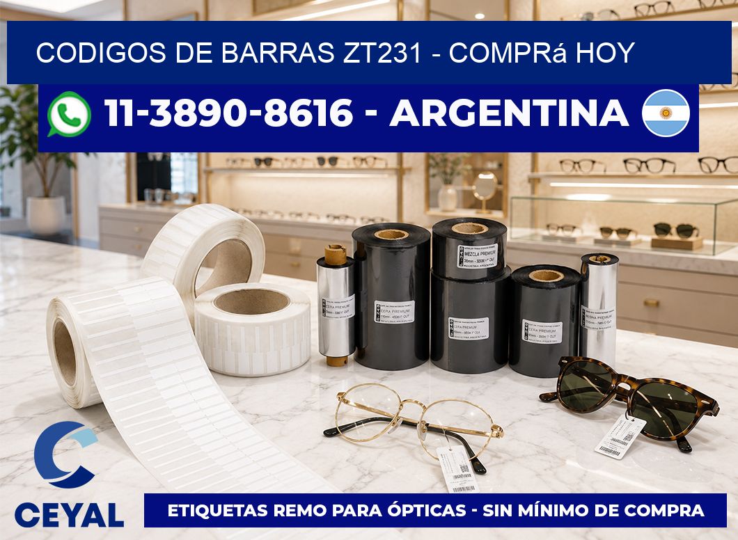 codigos de barras zt231 - Comprá hoy