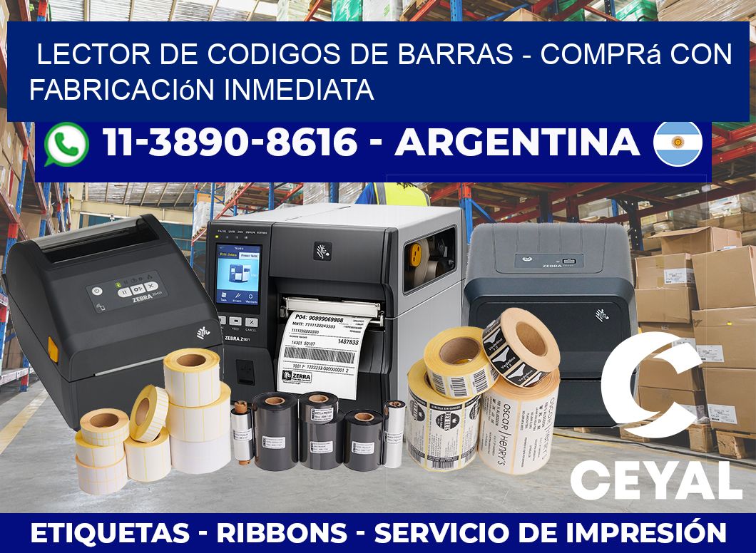lector de codigos de barras – Comprá con fabricación inmediata