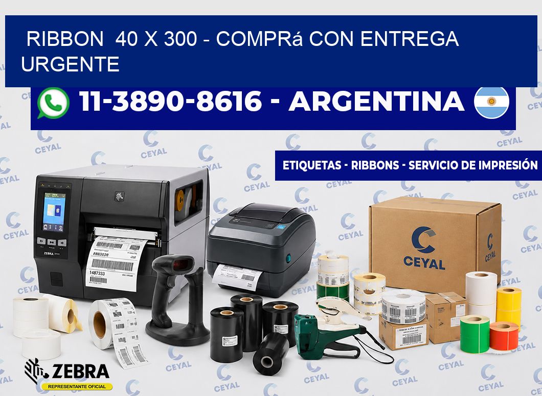 ribbon  40 x 300 - Comprá con entrega urgente
