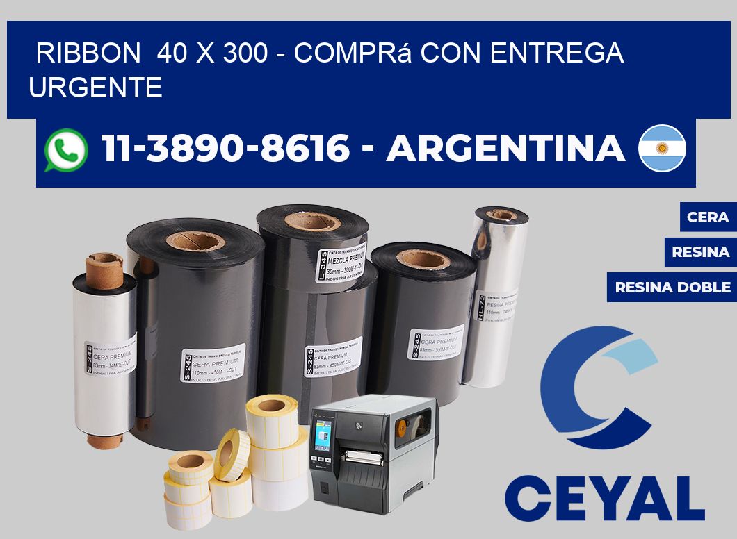 ribbon  40 x 300 - Comprá con entrega urgente