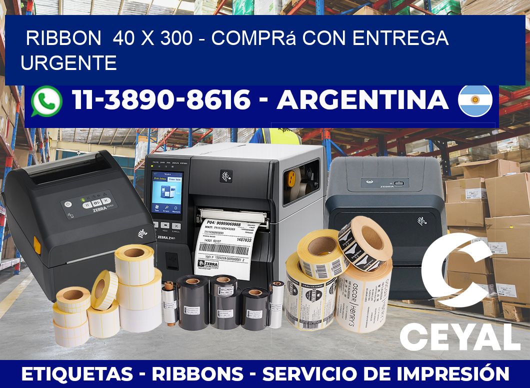 ribbon  40 x 300 – Comprá con entrega urgente