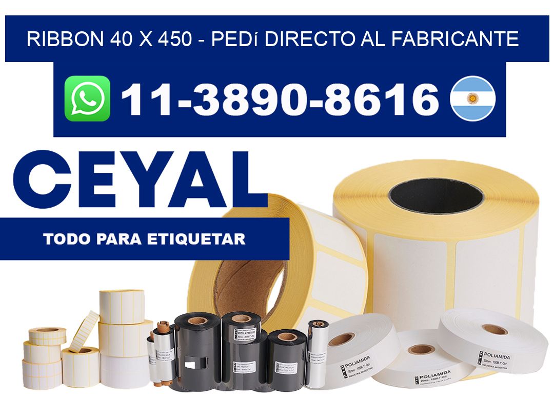 ribbon 40 x 450 - Pedí directo al fabricante