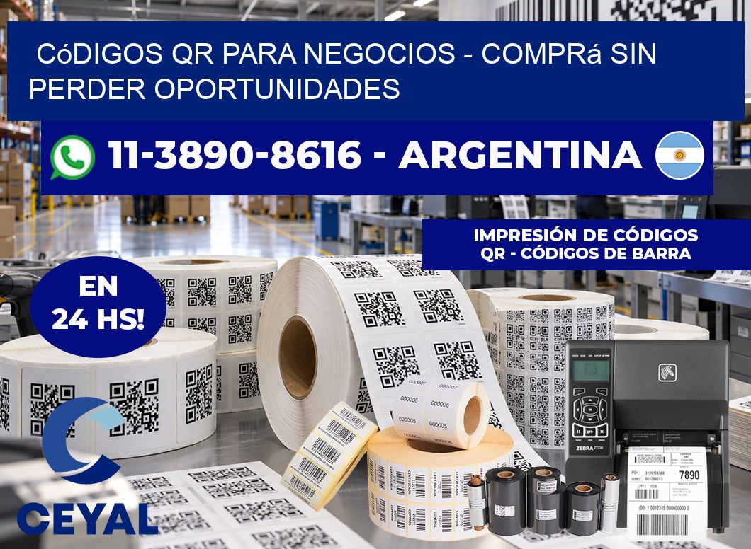 Códigos QR para Negocios - Comprá sin perder oportunidades